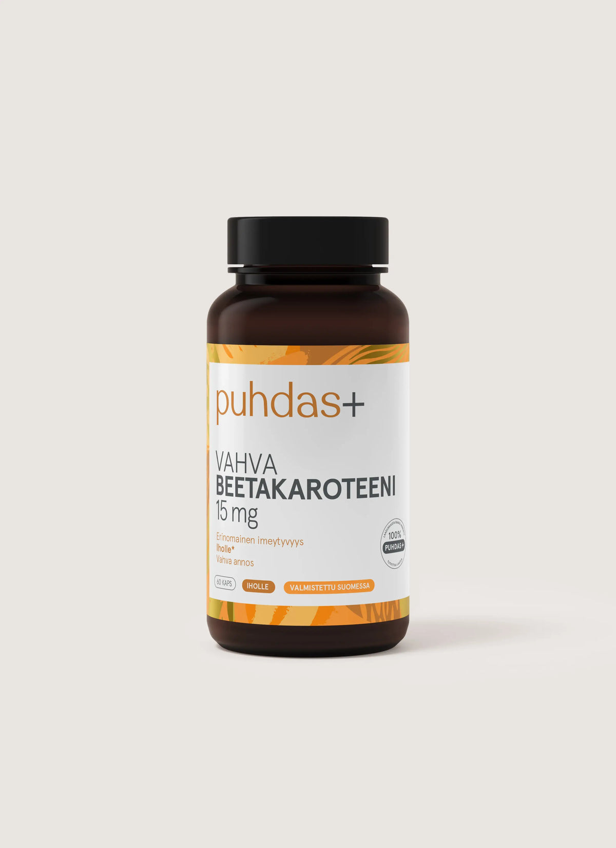 Strong Beta-Carotene 15 mg, 60 caps