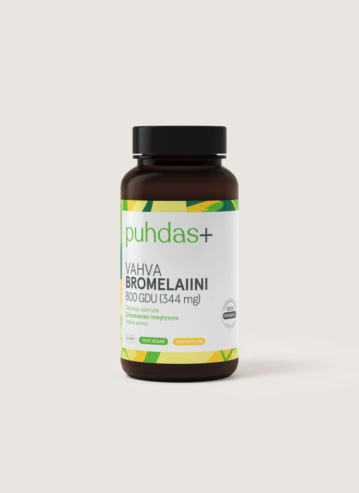 Bromelaiini 800 GDU (344 mg), 60 kaps
