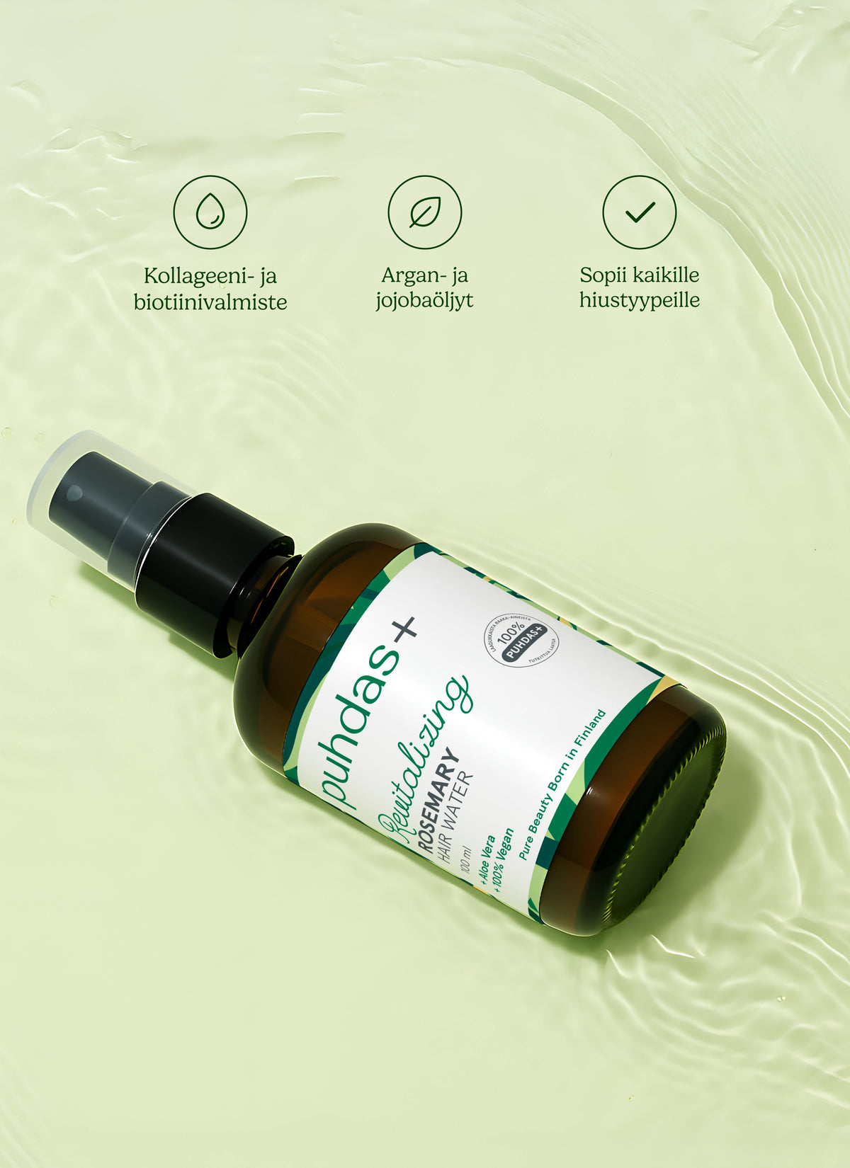 Rosemary Hair Water - Rosmariini hiusvesi 100 ml