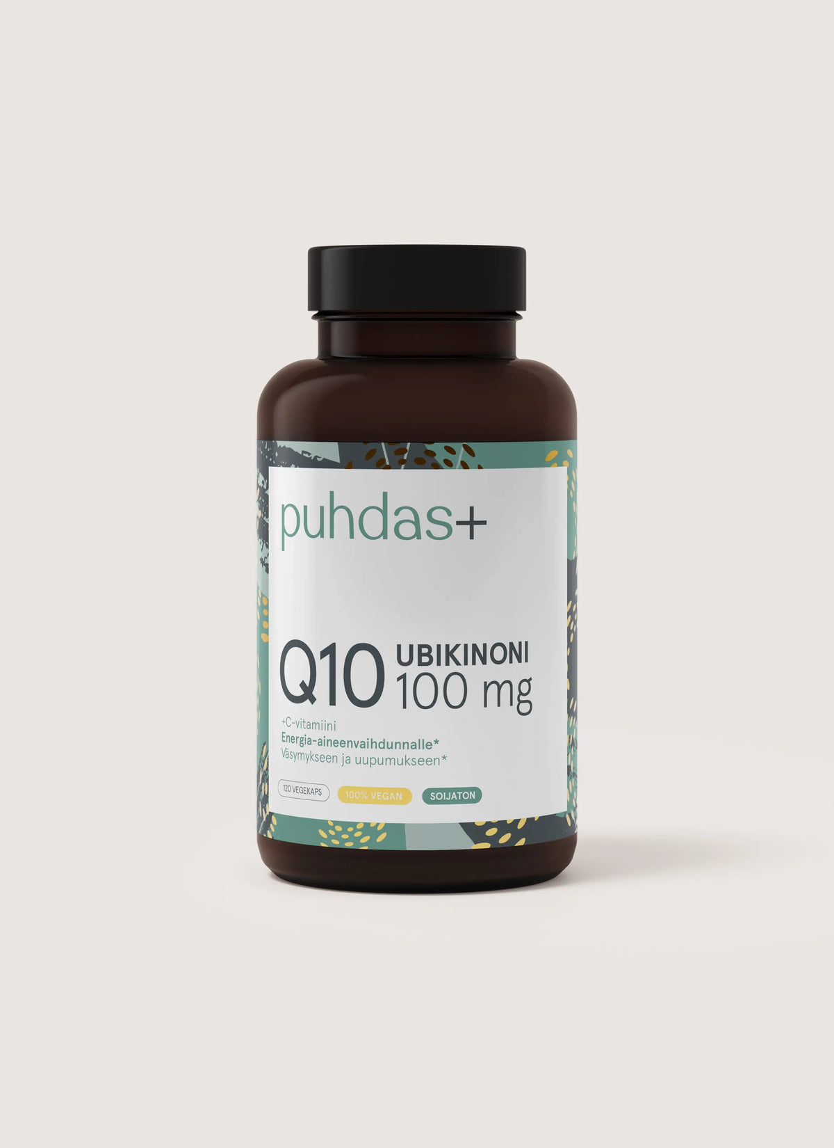 Ubikinoni Q10 100 mg + C-vitamiini VEGAN